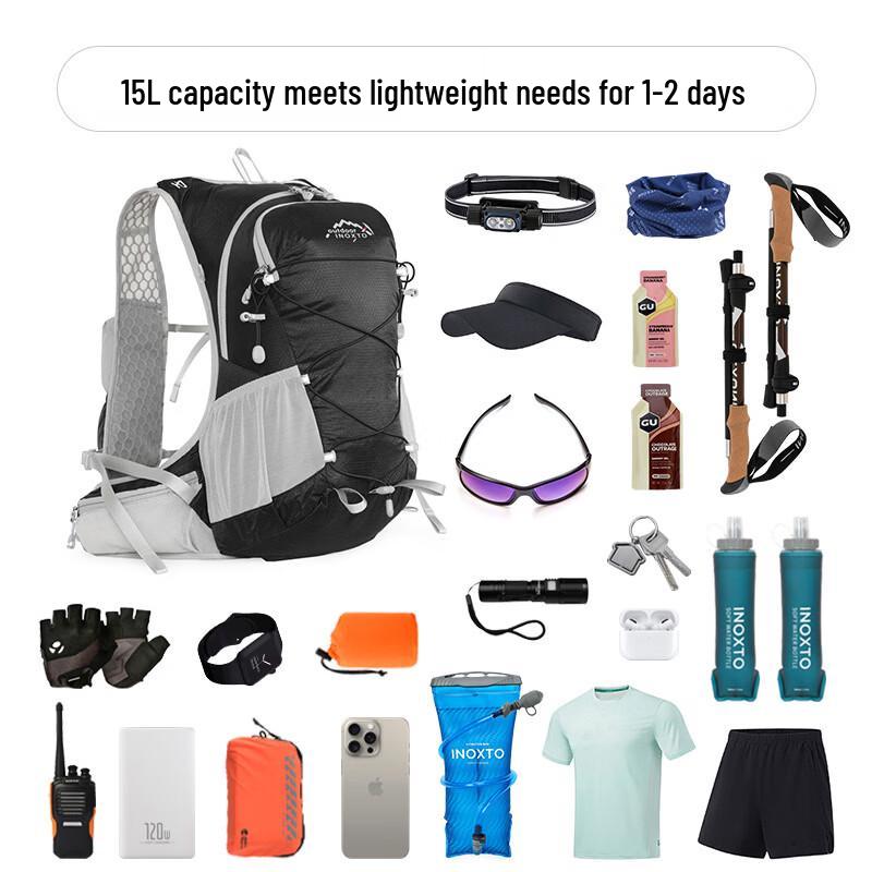 INOXTO Lehký cyklistický a turistický batoh 15L