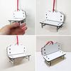 Christmas Tree Decoration Xmas-Chair Pendant Hot Transfer MDF Paperboard Hanging-Ornaments for Xmas-Decor Gift Tags