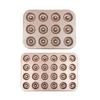 12/24 Cavity Mini Round Doughnuts Baking Pans Tray Carbon Steel Cake Mold