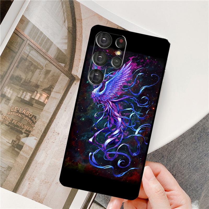 Phoenix Bird Phone Case For Samsung Galaxy S25 Ultra S9 S10 S20 S21 S22 S23 S24 Plus S24 FE Bumper Cover