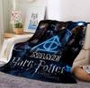 Custom Name Harry Potter Flannel Blanket Throw Blanket Soft Warm Sofa Bed home Decor Unique Gift