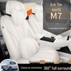 AITO M7 Car Seat Cover: Breathable, Perforated, Universal Fit for 5/6 Seats - All Seasons