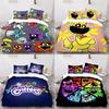 Luxurious Three Piece 3d Digital Print Bed Set Featuring Soft Microfiber Cartoon Design