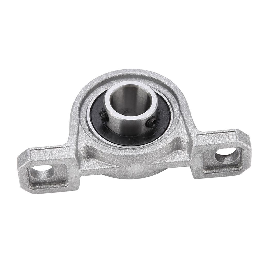 KP001 12mm Pillow Block Bearings Flange Bore Auto Self Adjust Center Mounted Support