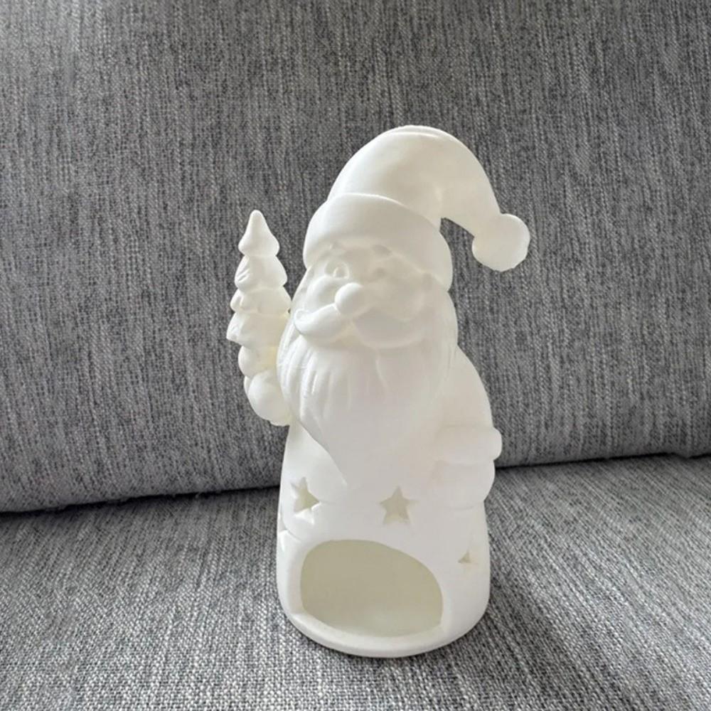 3D Printed Christmas Candle Holder Hollow Out Christmas Tealight Holder  Fireplace Decor