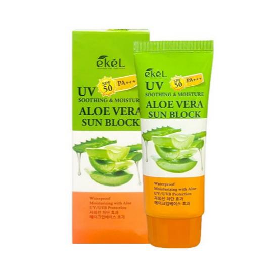 Ekel Soothing & Moisture Aloe Vera Sunblock Hydrating UV Protection Sunscreen 70ml