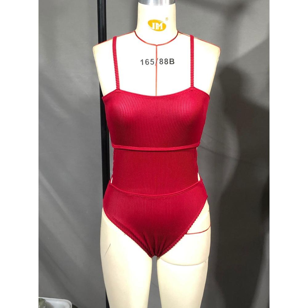 Evropské a americké sexy jednodílné bikiny dámské plavky