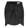 Off White Womens/Ladies Embellished Twisted Slim Mini Skirt