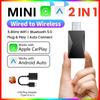LEXXSON Mini Wired To Wireless 2 In 1 AI Box Carplay 5G Wifi & Bluetooth 5.0 Android Auto Plug and Play Non-inductive Connection