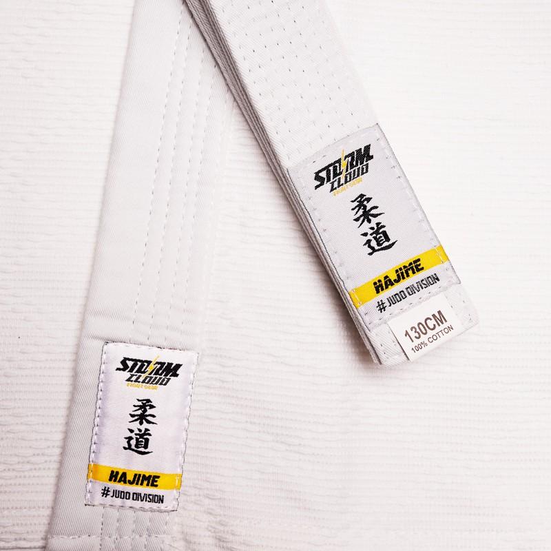 StormCloud Judo for Kids White Hajime with white belt free 170