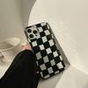 Plaid IPhone 16 Apple Phone Case 13 Protective Case 12pro Silicone X  Suitable for 15 Thickened 11