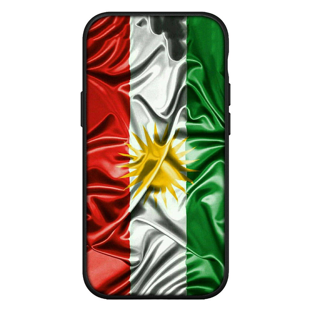 for Samsung Galaxy S25 S24 S23 S22 S21 S20 Ultra FE Plus A17 A37 A57 A56 A55 A06 A16 A15 A36 A26 A35 A05 A25 A54 A34 Phone Case Kurdistan Flag Cover