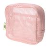 Square Pouch Mini Cute Mesh Collection Pouch Small Item Case Mini Pouch Key Holder Stylish Adult Simple Gift Present Cute Marks Light Pink