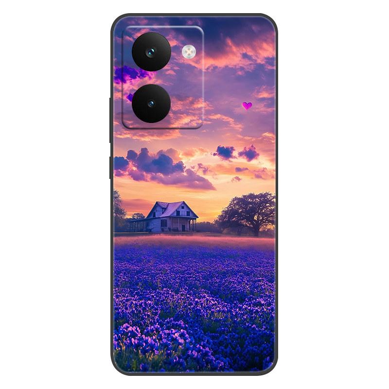 For Realme P3 Ultra 5G Fashion Popular Cover Anti-fingerprint Soft Silicone Back Cover For Realme P3 Ultra Beach Scenery Funda