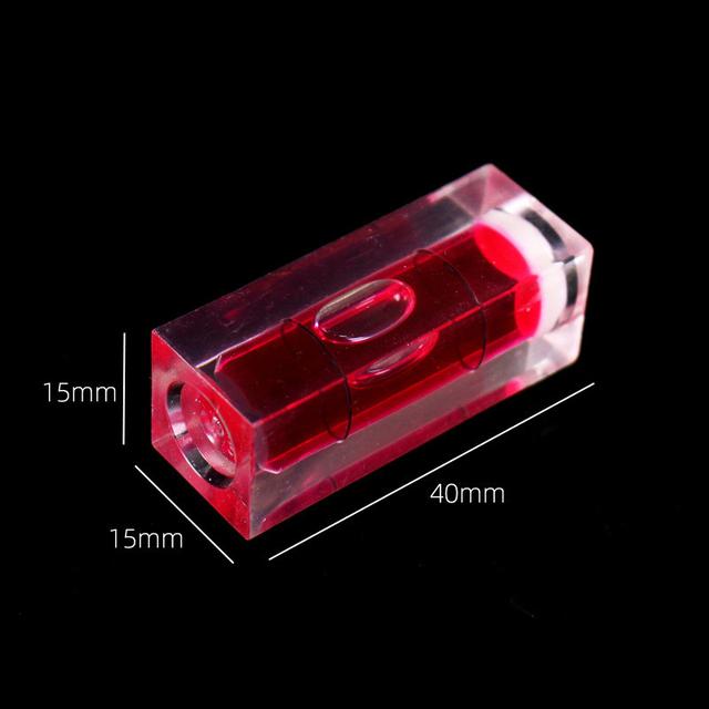 1 Stück Mini Quadrat Wasserwaage Set Horizontal Hängend Hochpräzise Libelle Grün Rund Libellenfernrohr Wasserwaage Messset