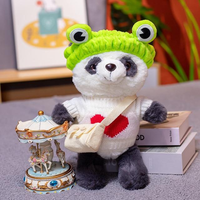 1pc 30cm Cute Lalafanfan Panda Plush Toys Lovely Bear With Dolls Stuffed Soft Animal Pillow Birthday Gift For Baby