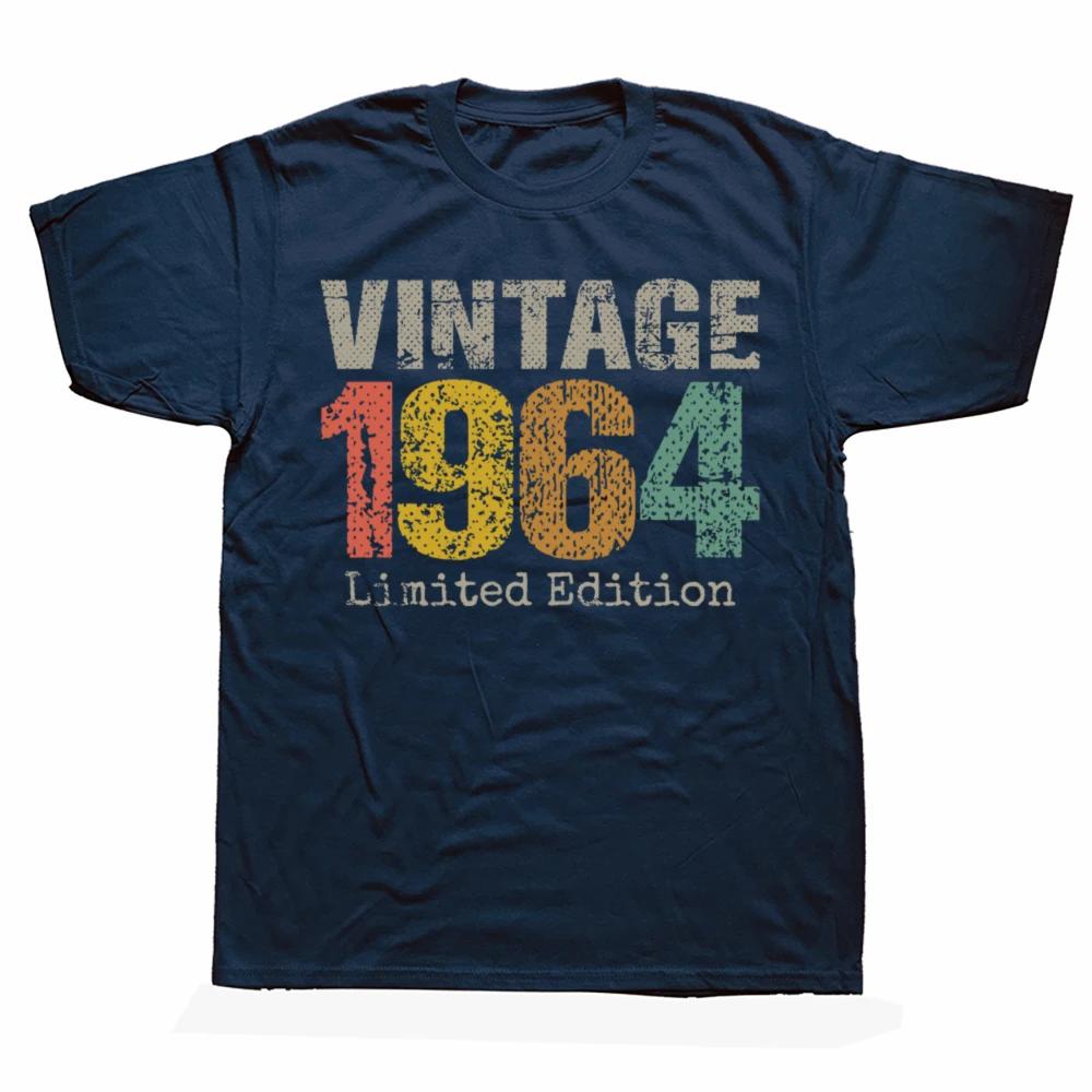 62 Year Old Gifts Vintage 1964 Limited Edition 62th Birthday Tee Tops Round Neck ShortSleeve Fashion Tshirt Basic Tshirts