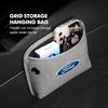 KLKD5 Car Multi-functional Mobile Phone Key Self Adhesive Pouch Storage Accessories For Ford Focus mk2 mk3 mk4 Fiesta Ranger Mondeo