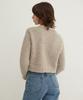 STEP AROUND Brushed Crop Round Knit_Sandstone
