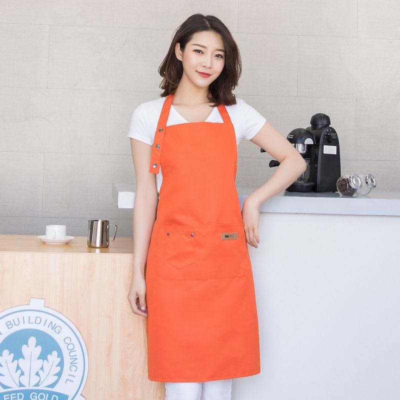 Unisex Waterproof Oilproof Kitchen Apron with Logo Print