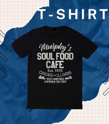 Blues Brothers Murphy's Soul Food Café Fired Chicken Chicago Men's T-Shirt Mens Womens Tees Top EB.