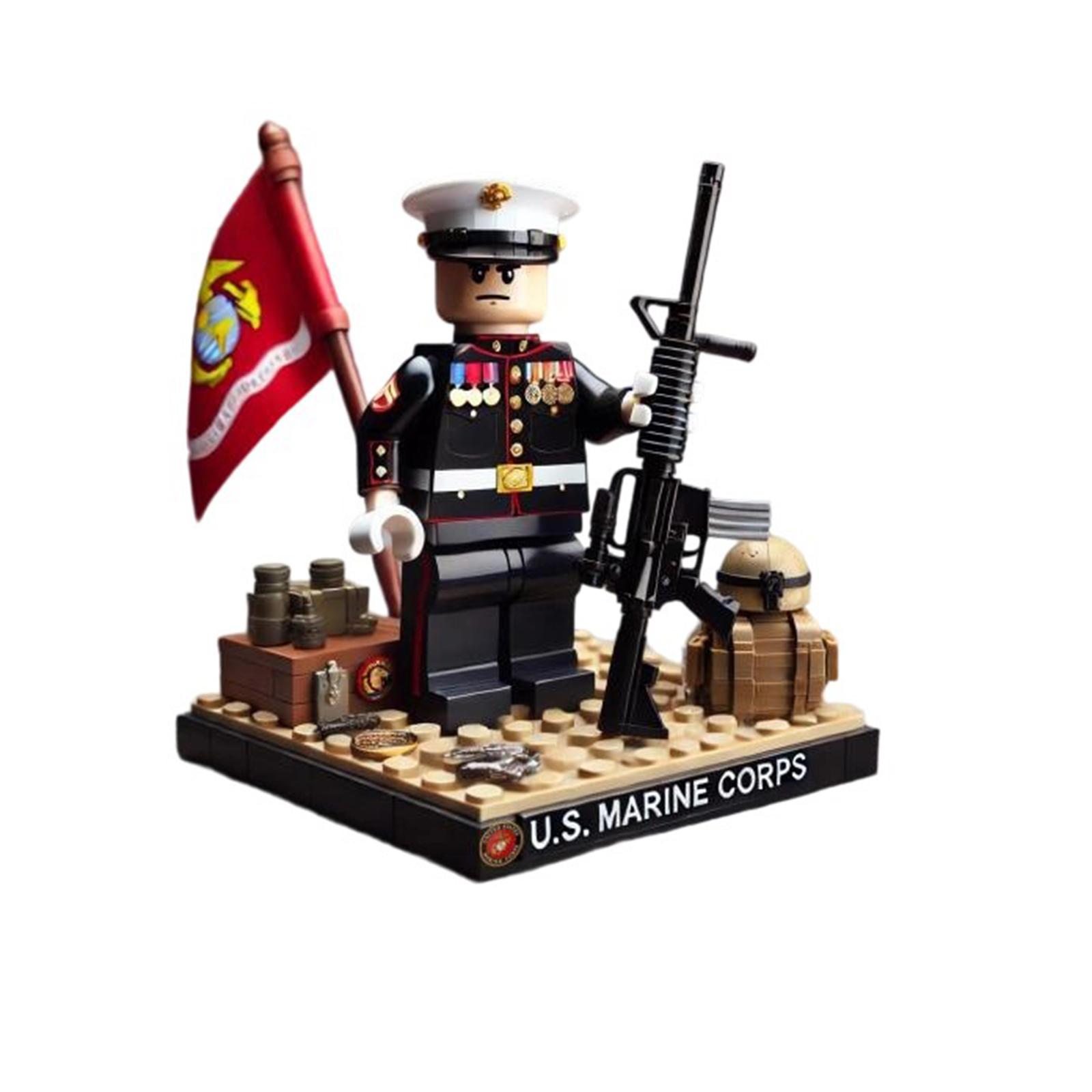 

Small Building , Military Ornaments, Puzzle Assembly Toys, Soldier Scenes, Dolls One Size