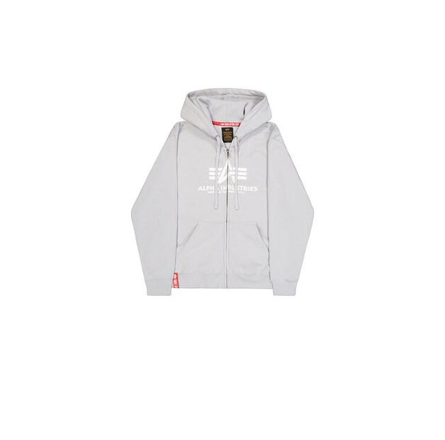 Толстовка с капюшоном Alpha Industries Basic Puff Print Zip Hoodie EU S