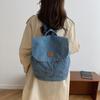 Large Capacity Backpack Women Denim Backpack
