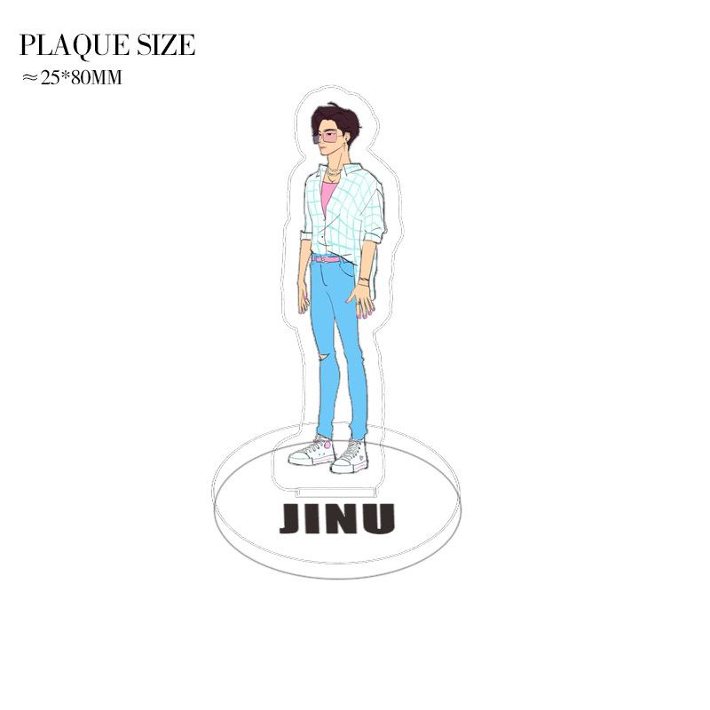 Kpop Dämonenjäger Superstar Acryl Aufsteller Desktop Dekoration Ornament Zubehör Spielzeug für Fans Geschenk