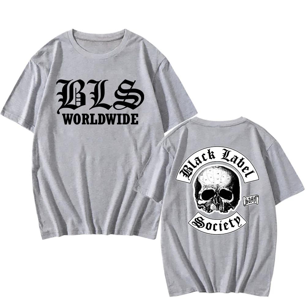 Black Label Society BLS Worldwide TShirt Zakk Wylde Heavy Metal Street Hip Hop Unisex Comfortable Women And Men Tshirts