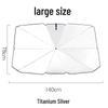 Silver-Coated UV-Protection Car Sunshade