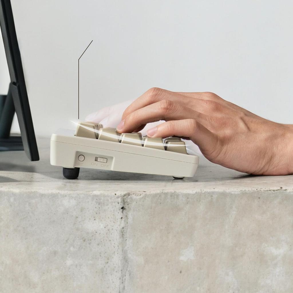 BAROCCOMiSTEL MD600 Alpha Rhino Split Wired Bluetooth 64 Rhino Color Macro Media Key Support Japanese Distributor (English Layout/Brown Switches)