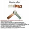 Perfect for Thin Aluminum Get Your Hands on 100pcs Aluminum Solution Welding Flux Cored Rods Wire Brazing Rod 16MM X 50CM!