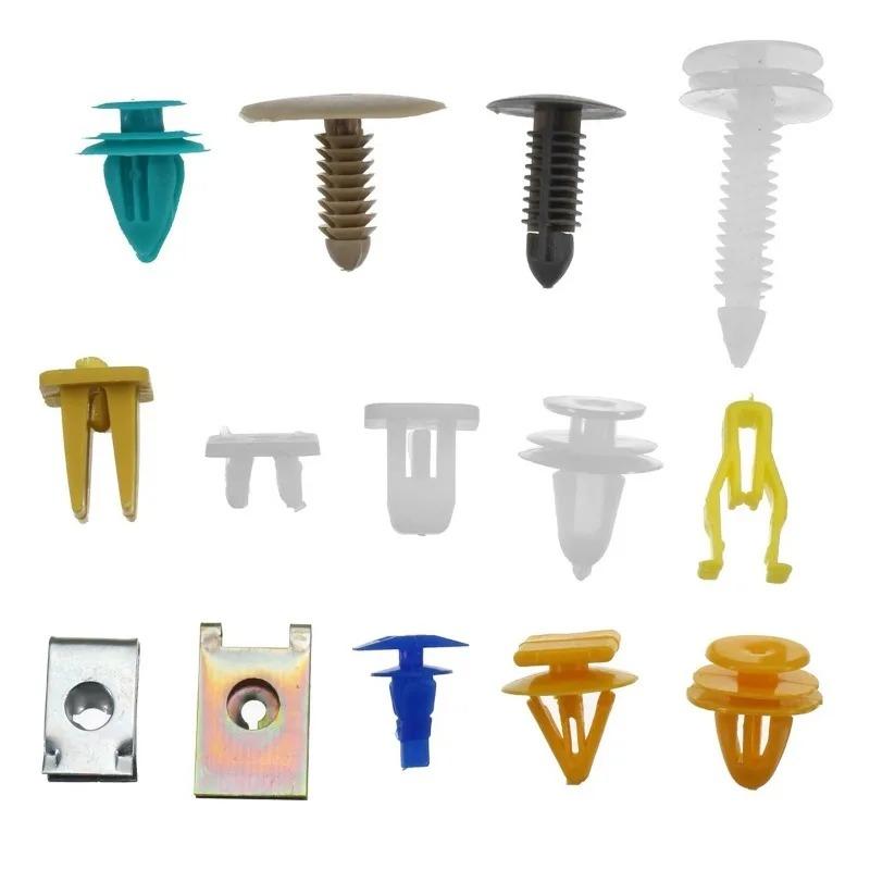 30 Kinds of 500PCS Automobile Mixed Bumper Leaf Fixer Rivets Latch Door Ceiling Fender Base Expansion Adhesive Buckle Accessorie