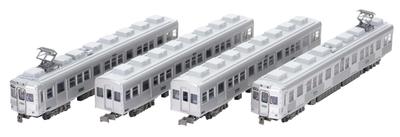 TOMYTEC Railway Nankai Electric Railway 6000 Series Nostalgic Stainless Steel Unpainted Diorama 335177 Collection 4-Car Set, Supplies,