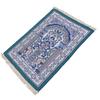 Pray Rug Thick Soft Embroidered Praying Mat with Tassel for Women Men Children Meditation