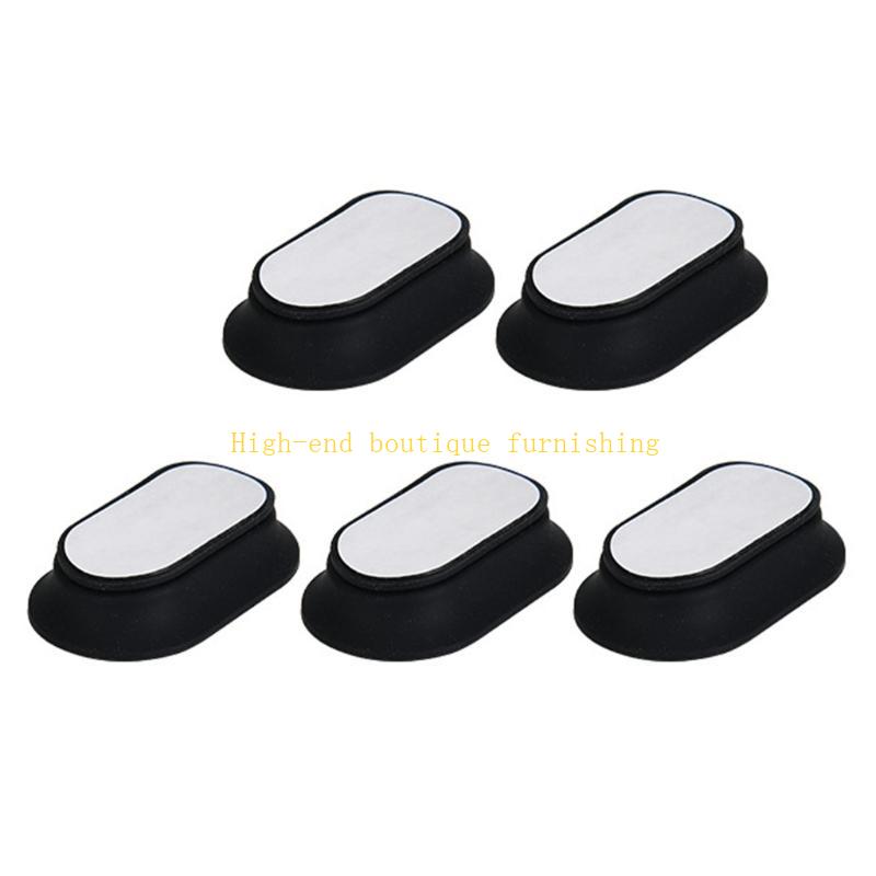  Pack Of 5 Remote Control Hanging Hook Wall Mounted Remote Storage Bracket Home Theater Accessories