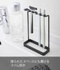 Yamazaki Tower Toothbrush W x 5cm D x Model 4699 Holder, 5-Piece Set, Black, Approx. 12.5cm 18.5cm H,