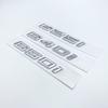 New Font Numbers Letters 630i 635i 640i 645i 650i Top ABS Emblem for BMW 6 Series Car Trunk Nameplate Logo Sticker Black Chrome