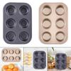 Muffin Pan Non Stick Coating Kitchen Gadgets Premium Cupcake Baking Tool Black