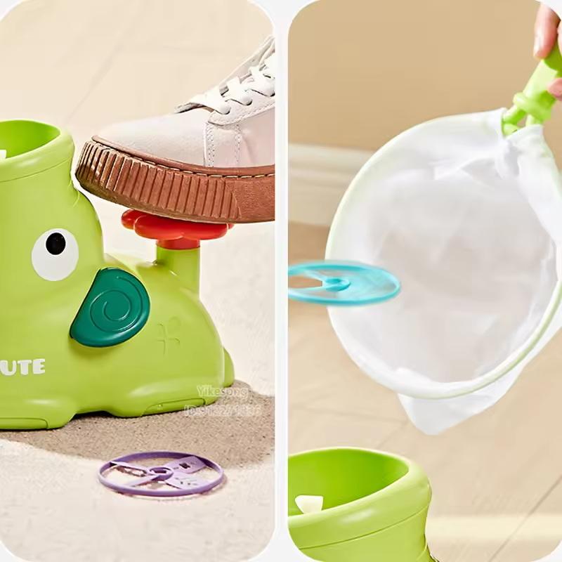 Foot Step On Flying Disc Air Rocket Launcher Saucer Jump Sport Game Elephant Duck Style Outdoor Propeller Garden Children Toy