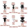 120Pcs Set Car Door Trim Panels Clips Fastening Clips Interior Roof Carpet Retainer For Transporter T4 T5 Interior Trim Holder