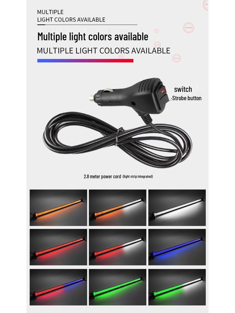 Car LED Strobe Light: Roof, Grille & Multifunction Bar Warning Light