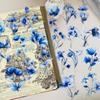 40PCS Flowers Stickers Plastic Junk Journal Stickers for DIY Crafts for Scrapbooking Card Making Journaling