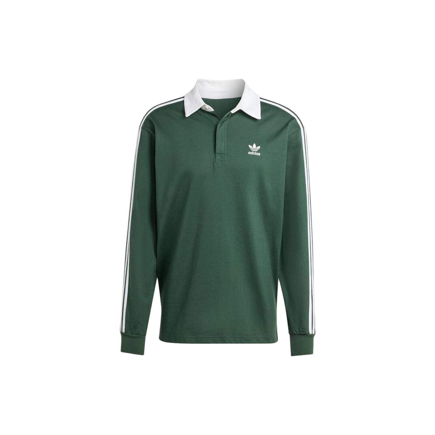adidas Originals 3-Stripes Rugby Long Sleeve Polo IZ2468 XL