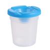 Multifunctional Painting Pen Washing Cup Plastic Transparent Children Paint Cups Convenient School Supplies