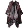 Ladies' Fashionable Knitted Shawl, High-end Travel Wear, Imitation Cashmere Cloak