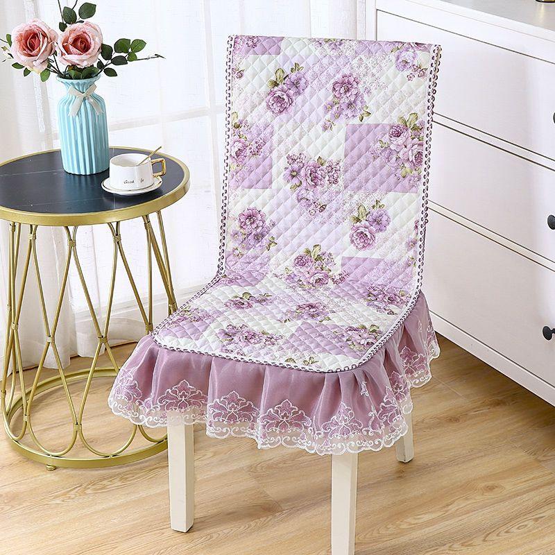 Lace Skirt Chair Cover European Style Dining Table Cloth Cushion Flat Printed Tablecloth Fabric Art Stool Cover Cloth