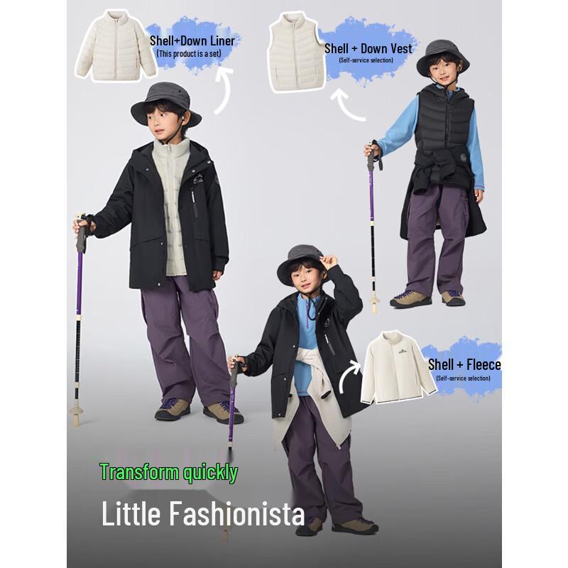 Bosideng Kids 3-in-1 Warm Down Jacket