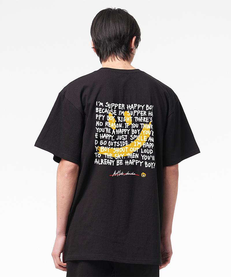 ARTISTWEAR [Atw X Art Lab Chacha] Super Happy Short Sleeve T-Shirt